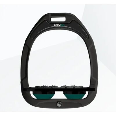 Platte Ultra Grip Stijgbeugels Zwart/Zwart/Groen Flex-On Green Composite Noir TU Unisex Platte Ultra Grip Stijgbeugels Zwart/Zwart/Groen Flex-On Green Composite Noir TU Unisex