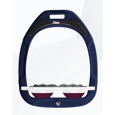 Platte Ultra Grip Stijgbeugels Marine/Wit/Paars Flex-On Green Composite Bleu TU Unisex Platte Ultra Grip Stijgbeugels Marine/Wit/Paars Flex-On Green Composite Bleu TU Unisex