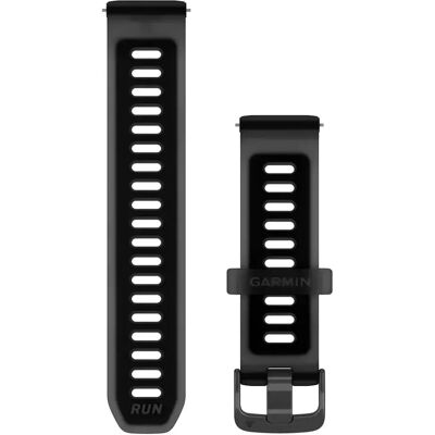 Silicone Horlogeband met Grijze Gesp Garmin Quick Release Noir 20 mm Unisex Silicone Horlogeband met Grijze Gesp Garmin Quick Release Noir 20 mm Unisex