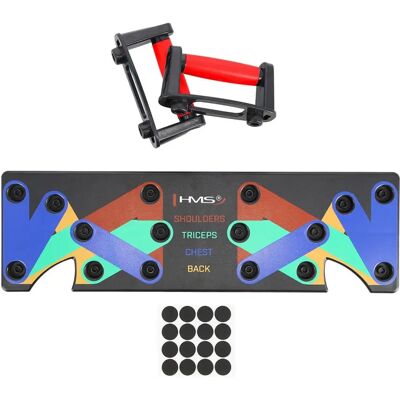 HMS PU10 Multifunctioneel Push-Up Bord - Rood HMS PU10 Multifunctioneel Push-Up Bord - Rood