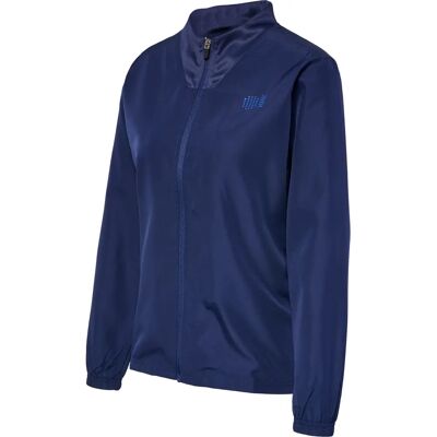 hummel Hmlcourt Woven Jacket Vrouw - Blauw - XS hummel Hmlcourt Woven Jacket Vrouw - Blauw - XS