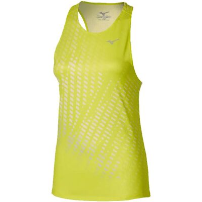 Damestanktop Mizuno Core Graphic Jaune M Female Damestanktop Mizuno Core Graphic Jaune M Female