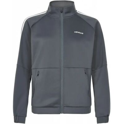 Gebreide trainingsjas voor dames Newline Gris L Female Gebreide trainingsjas voor dames Newline Gris L Female