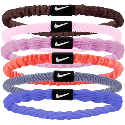 Hoofdband Nike Flex Hair Tie (x6) Beige TU Unisex Hoofdband Nike Flex Hair Tie (x6) Beige TU Unisex
