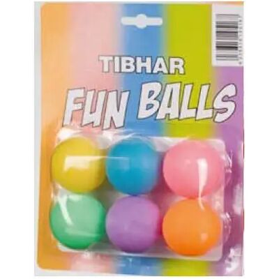 Tafeltennisbal Tibhar Fun (x6) Multicolore TU Unisex Tafeltennisbal Tibhar Fun (x6) Multicolore TU Unisex