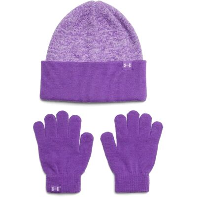 Set van muts en Handschoenen voor Meisjes Under Armour Violet TU Female Set van muts en Handschoenen voor Meisjes Under Armour Violet TU Female
