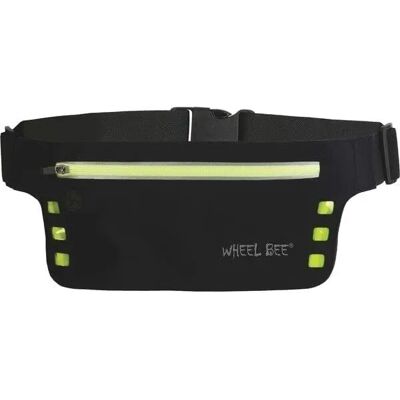 LED Hardloopriem Wheel Bee Night Runner Noir TU Unisex LED Hardloopriem Wheel Bee Night Runner Noir TU Unisex