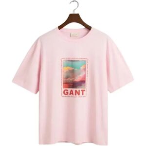 T-shirt Gant Washed Graphic Rose S Unisex T-shirt Gant Washed Graphic Rose S Unisex