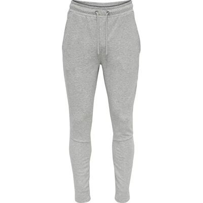 Broek Hummel hmlisam tapered Gris XL Male Broek Hummel hmlisam tapered Gris XL Male