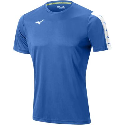 Mizuno Nara Tee Blauw M Heren - T-shirt Mizuno Nara Tee Blauw M Heren - T-shirt
