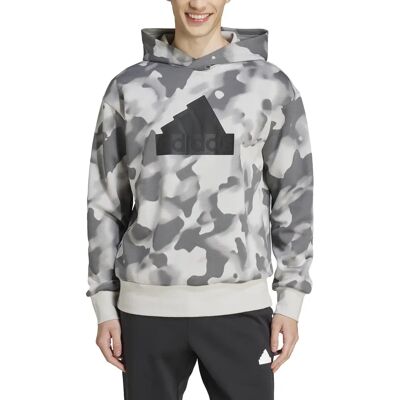 Hoodie adidas Future Icons Bos AOP Gris S Male Hoodie adidas Future Icons Bos AOP Gris S Male