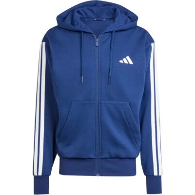 Hoodie adidas Essentials 3-Stripes Fleece Bleu M Male Hoodie adidas Essentials 3-Stripes Fleece Bleu M Male