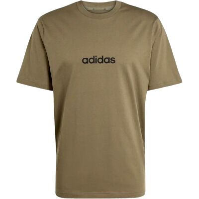 T-shirt van eenvoudige jersey adidas Essentials Linear Vert XS Male T-shirt van eenvoudige jersey adidas Essentials Linear Vert XS Male