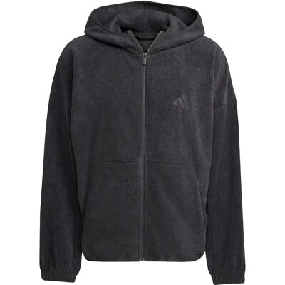 Sweater met volledige rits adidas Future Icons Logo Low Pile Noir L Male Sweater met volledige rits adidas Future Icons Logo Low Pile Noir L Male