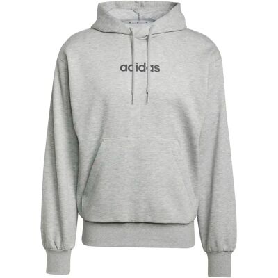 Hoodie adidas Essentials Linear Fleece Gris S Male Hoodie adidas Essentials Linear Fleece Gris S Male