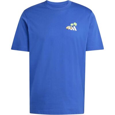T-shirt adidas Mini Embroidery Surfing Bleu M Male T-shirt adidas Mini Embroidery Surfing Bleu M Male