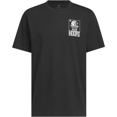 T-shirt adidas World Wide Hoops Graphic Noir S Male T-shirt adidas World Wide Hoops Graphic Noir S Male