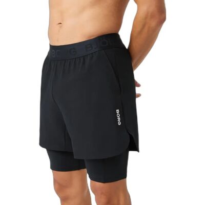 2 in 1 shorts Björn Borg Noir XL Male 2 in 1 shorts Björn Borg Noir XL Male