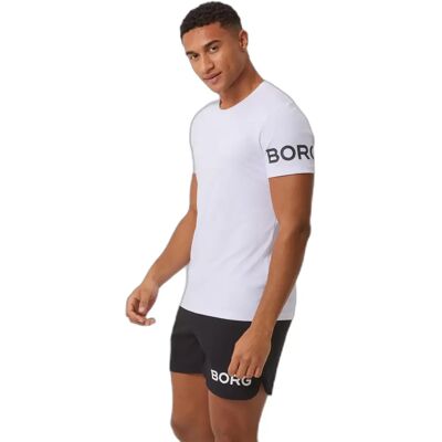 Björn Borg Borg T-shirt - Comfort, Gerecycled polyester, Normale pasvorm Björn Borg Borg T-shirt - Comfort, Gerecycled polyester, Normale pasvorm