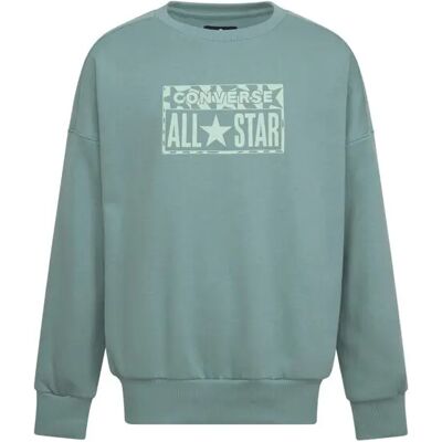 Converse Vert Sweatshirt met Ronde Hals - Kind 10/12 jaar Converse Vert Sweatshirt met Ronde Hals - Kind 10/12 jaar