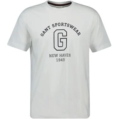 T-shirt Gant Graphic Blanc M Male T-shirt Gant Graphic Blanc M Male