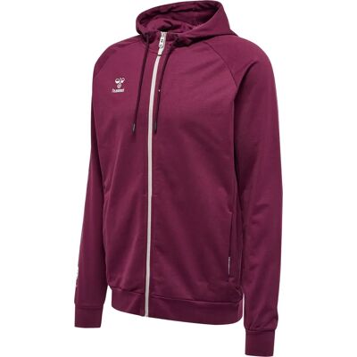 Katoenen hoodie met rits Hummel Move Grid Violet 2XL Male Katoenen hoodie met rits Hummel Move Grid Violet 2XL Male