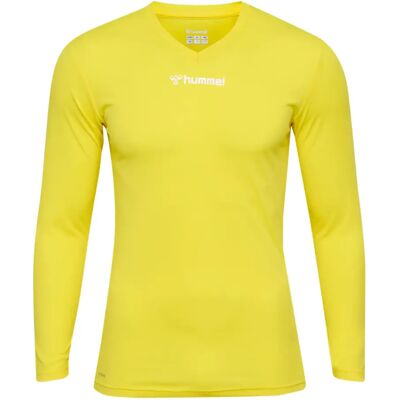 Hummel - hmlBL ESSENTIAL TEE L/S - Geel - S - T-shirt Hummel - hmlBL ESSENTIAL TEE L/S - Geel - S - T-shirt