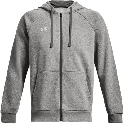 Fleece hoodie met volledige rits Under Armour Rival Gris 2XL Male Fleece hoodie met volledige rits Under Armour Rival Gris 2XL Male