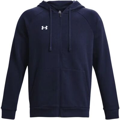 Fleece hoodie met volledige rits Under Armour Rival Bleu S Male Fleece hoodie met volledige rits Under Armour Rival Bleu S Male