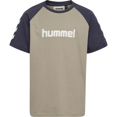 Kinder-T-shirt Hummel Logo Marron 5/6 jaar oud Male Kinder-T-shirt Hummel Logo Marron 5/6 jaar oud Male