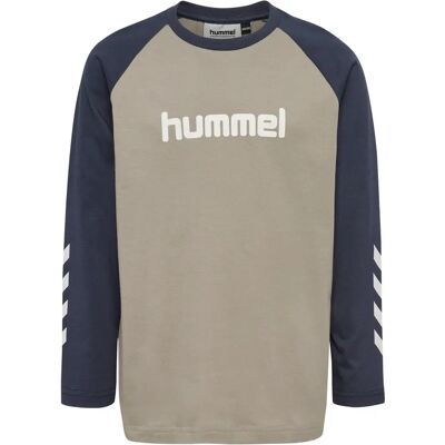 Kinder-T-shirt met lange mouwen Hummel Logo Marron 7/8 jaar oud Male Kinder-T-shirt met lange mouwen Hummel Logo Marron 7/8 jaar oud Male