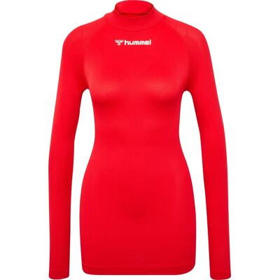 T-shirt met lange mouwen en een rookkleurige hals. Hummel Comfort 2.0 Rood XS Male T-shirt met lange mouwen en een rookkleurige hals. Hummel Comfort 2.0 Rood XS Male