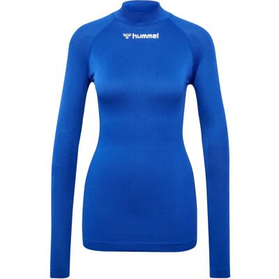 T-shirt met lange mouwen en een rookkleurige hals. Hummel Comfort 2.0 Blauw XS Male T-shirt met lange mouwen en een rookkleurige hals. Hummel Comfort 2.0 Blauw XS Male
