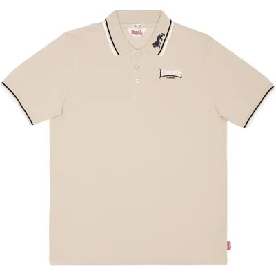 Polo Lonsdale Lion Beige 5XL Male Polo Lonsdale Lion Beige 5XL Male