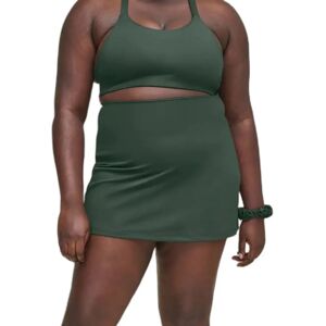 Hoog taille rok-shorts voor dames Girlfriend Collective Vert XS Female Hoog taille rok-shorts voor dames Girlfriend Collective Vert XS Female