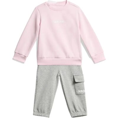 Set van sweatshirt en cargo joggingsbroek voor baby's adidas Essentials Rose 3/6 mois Unisex Set van sweatshirt en cargo joggingsbroek voor baby's adidas Essentials Rose 3/6 mois Unisex