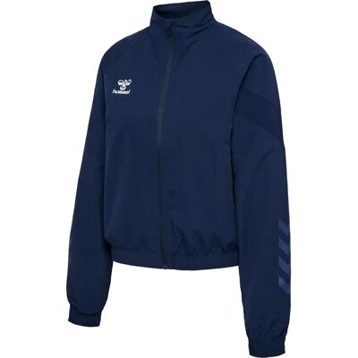 hummel Hmltravel Woven Jacket Woman - Blauw - Loopjack hummel Hmltravel Woven Jacket Woman - Blauw - Loopjack