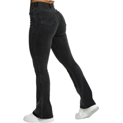 Vrouwelijke Flared Jeans Gym Glamour Perfect Noir XS Female Vrouwelijke Flared Jeans Gym Glamour Perfect Noir XS Female