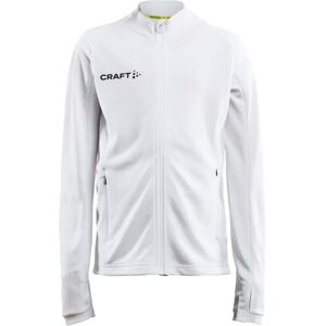 Craft Evolve Full Zip Jr Weiss - Sportshirt Craft Evolve Full Zip Jr Weiss - Sportshirt