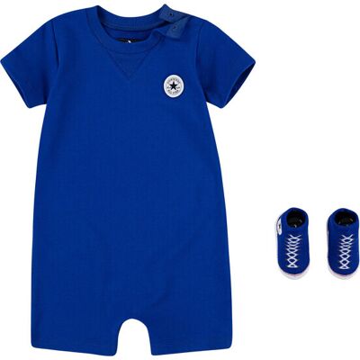 Baby romper sokken set Converse CNVN Lil Chuck Blauw 3 maanden Unisex Baby romper sokken set Converse CNVN Lil Chuck Blauw 3 maanden Unisex