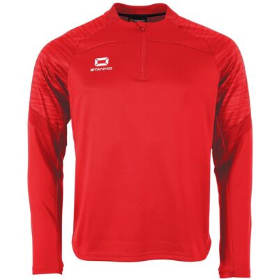 Kinder trainingsjack met 1/4 rits Stanno Bolt Rood 12 jaar oud Unisex Kinder trainingsjack met 1/4 rits Stanno Bolt Rood 12 jaar oud Unisex