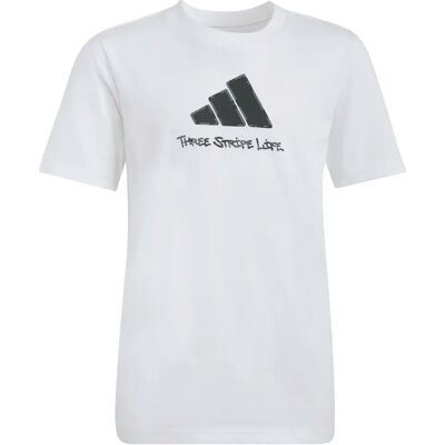 Kinder-T-shirt adidas Camo Graphic Blanc 9/10 ans Unisex Kinder-T-shirt adidas Camo Graphic Blanc 9/10 ans Unisex