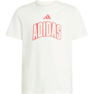 Kinder-T-shirt adidas Stadium Lettering Blanc 9/10 ans Unisex Kinder-T-shirt adidas Stadium Lettering Blanc 9/10 ans Unisex
