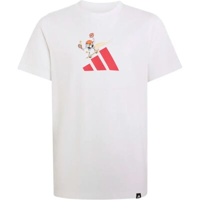 T-shirt kind adidas Sport Inspired Graphic Blanc 5/6 ans Unisex T-shirt kind adidas Sport Inspired Graphic Blanc 5/6 ans Unisex