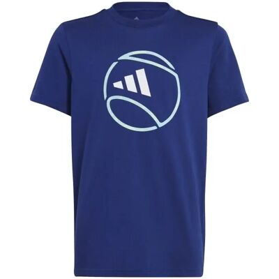 Kinder-T-shirt adidas Bleu 7/8 ans Unisex Kinder-T-shirt adidas Bleu 7/8 ans Unisex