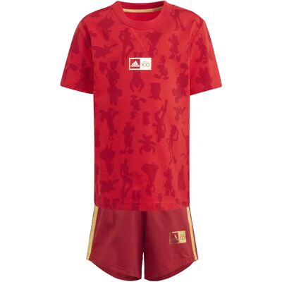 Baby t-shirt en shortset adidas Disney 100 Rouge 2/3 ans Unisex Baby t-shirt en shortset adidas Disney 100 Rouge 2/3 ans Unisex