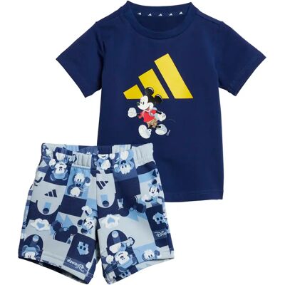 Babyset adidas Disney Mickey Mouse Bleu 0/3 mois Unisex Babyset adidas Disney Mickey Mouse Bleu 0/3 mois Unisex