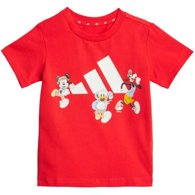 Baby T-shirt adidas Disney Mickey Mouse Rouge 6/9 mois Unisex Baby T-shirt adidas Disney Mickey Mouse Rouge 6/9 mois Unisex