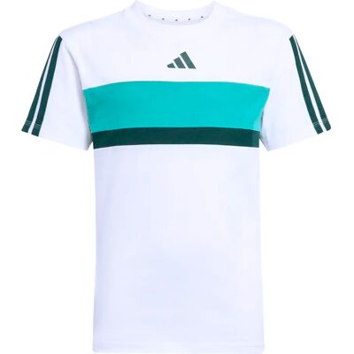 Kinder-T-shirt adidas Tiberio 3-Stripes Blanc 9/10 ans Unisex Kinder-T-shirt adidas Tiberio 3-Stripes Blanc 9/10 ans Unisex