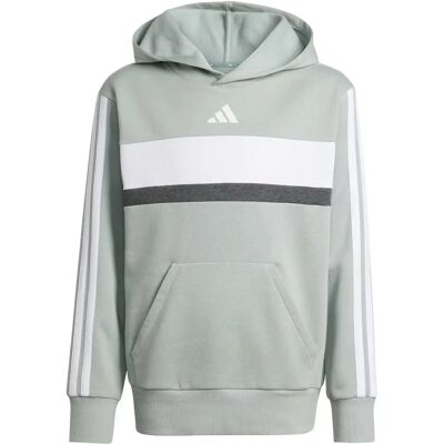 Junior Hoodie adidas Essentials Tiberio 3-Stripes Fleece Vert 15/16 ans Unisex Junior Hoodie adidas Essentials Tiberio 3-Stripes Fleece Vert 15/16 ans Unisex